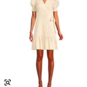 Antonio Melani NWT linen wrap dress size 8